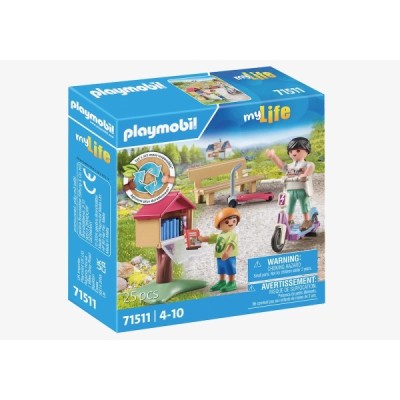 Playmobil 71511, Intercambio de libros