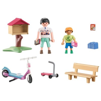 Playmobil 71511, Intercambio de libros