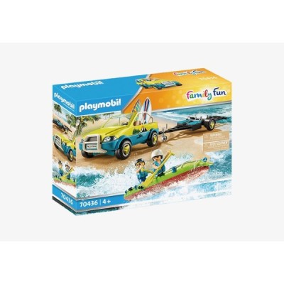 Playmobil 70436 Coche de Playa con Canoa