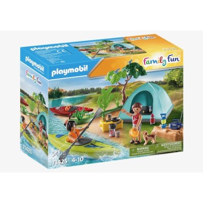Playmobil 71425, Camping con hoguera