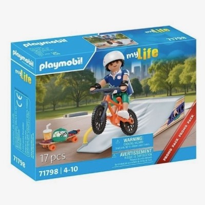 Playmobil 71798, Snowboarder con rampa
