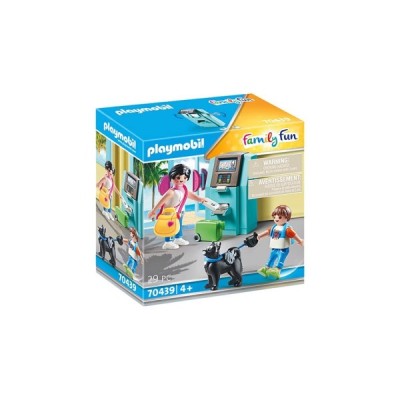 Playmobil 70439 Turistas con Cajero