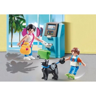 Playmobil 70439 Turistas con Cajero