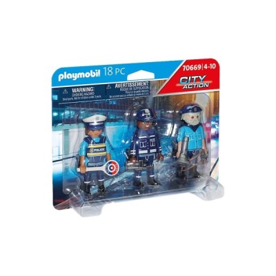 Playmobil 70669, Set figuras policía