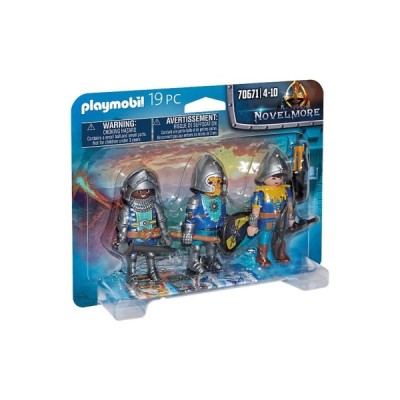 Playmobil 70671, Set de 3 caballeros de Novelmore