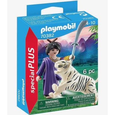 Playmobil 70382, Luchadora Asiática con Tigre