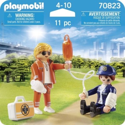 Playmobil 70823, Duo Pack Doctor y Policía