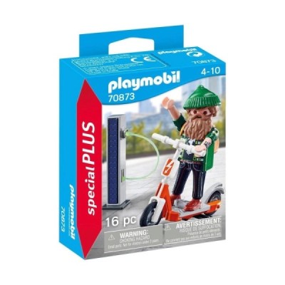 Playmobil 70873, Hipster con E-scooter