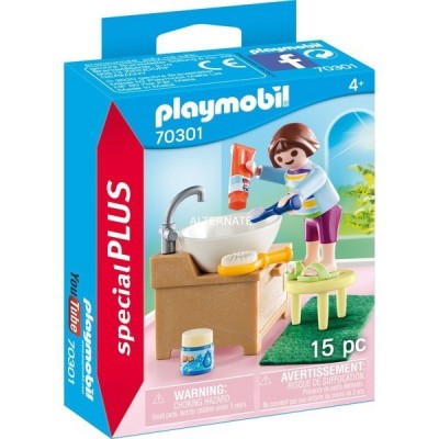 Playmobil 70301 Niña con Lavabo
