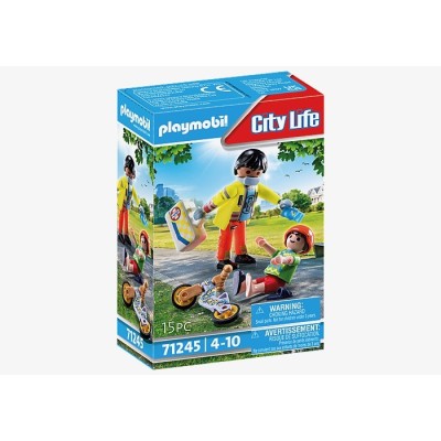 Playmobil 71245, Paramédico con paciente