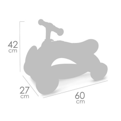 COCO, Mi primer correpasillos con ruedas de goma DE CUEVAS