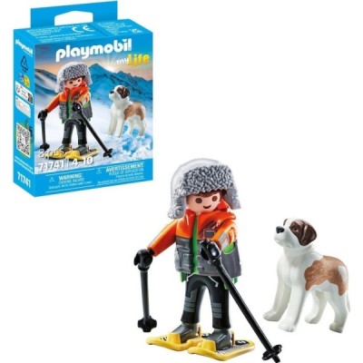 Playmobil 71741, Senderista con san Bernardo
