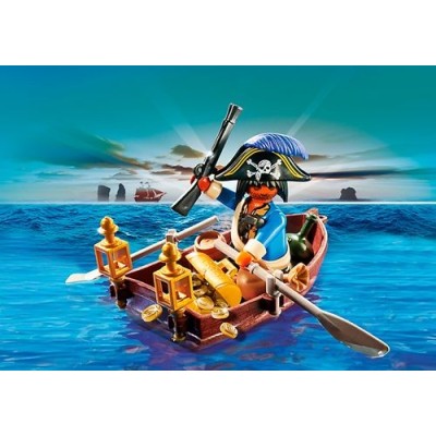 PLAYMOBIL 4942, PIRATA CON BOTE