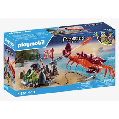 Playmobil 71532, Batalla con el cangrejo gigante