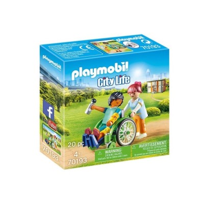 Playmobil 70193, Paciente en Silla de Ruedas