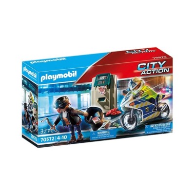Playmobil 70572, Moto de policía: persecución del ladrón