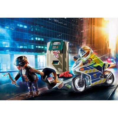 Playmobil 70572, Moto de policía: persecución del ladrón