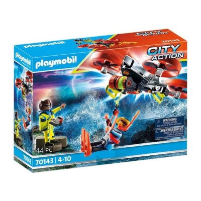 Playmobil 70143, Rescate Marítimo: Buzo con Dron