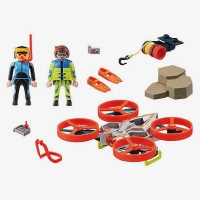 Playmobil 70143, Rescate Marítimo: Buzo con Dron