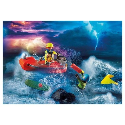 Playmobil 70144, Rescate Marítimo: Rescate de Kite
