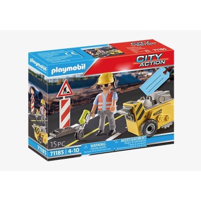 Playmobil 71185, Trabajador Construcción-Carretera