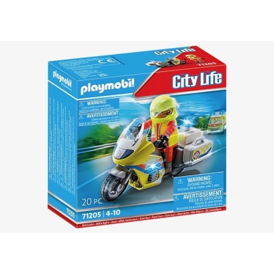 Playmobil 71205, Moto de emergencias con luz