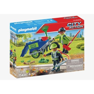 Playmobil 71434, Equipo de limpieza urbana