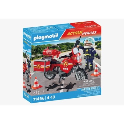 Playmobil 71466, Moto de bomberos