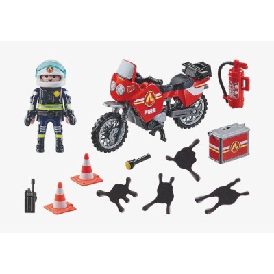 Playmobil 71466, Moto de bomberos