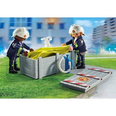 Playmobil 71465, Bomberos con colchoneta
