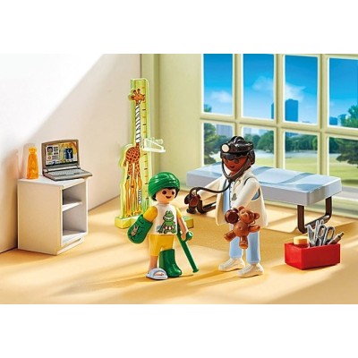 Playmobil 71619, Pediatra con osito de peluche