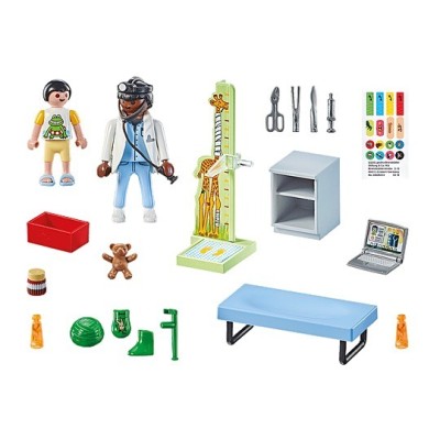 Playmobil 71619, Pediatra con osito de peluche