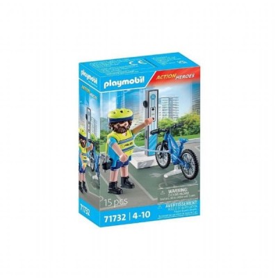 Playmobil 71732, Patrulla en bicicleta