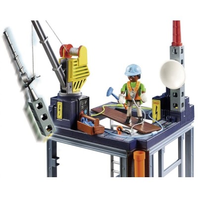 Playmobil 70816, Starter Pack Construcción con grú