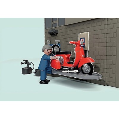 Playmobil 71620, Taller Vespa, estilo retro