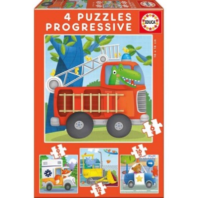 PUZZLES PROGRESIVOS, 6-9-12-16 PATRULLA DE RESCATE