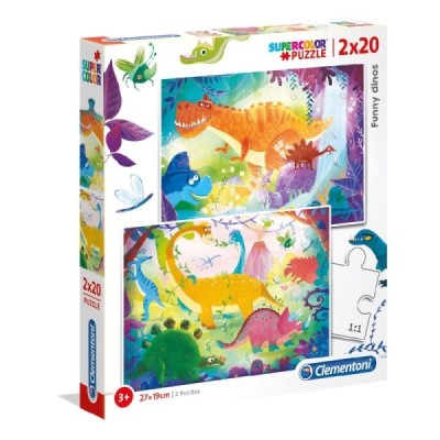 Puzzle 2x20, DINOSAURIOS