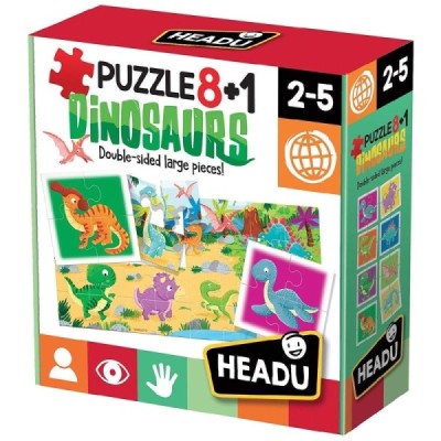 HD-PUZZLE 8+1 DINOSAURIOS