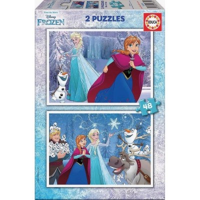 PUZZLE 2x48 pzas. FROZEN