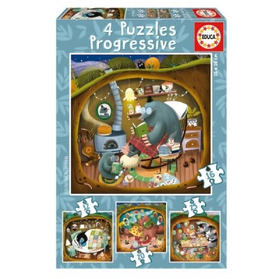 Puzzle PROGRESIVOS 12-16-20-25 CUENTOS DEL BOSQUE