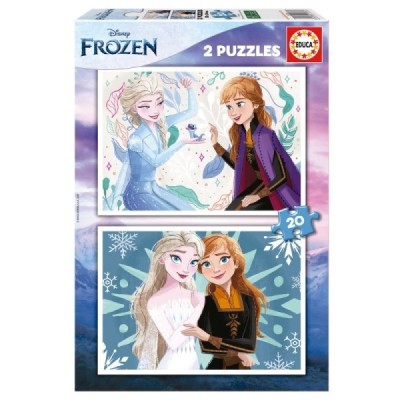 Puzzle 2X20 pzas. FROZEN