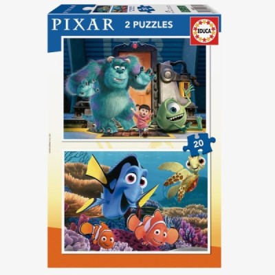 Puzzle 2x20 pzas. DISNEY PIXAR (NEMO+MONSTERS)