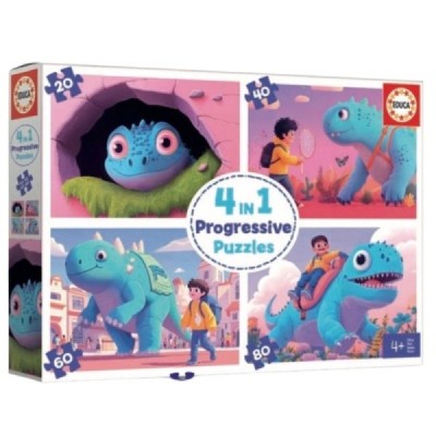 Puzzle SIMPÁTICOS DINOS 20-40-60-80
