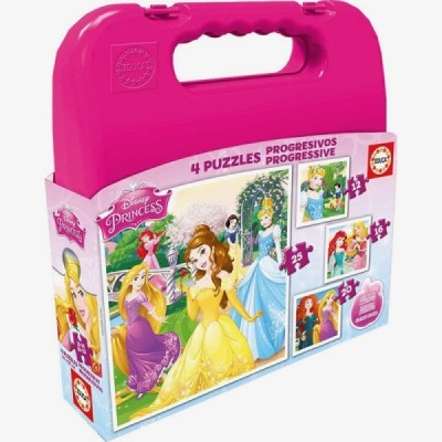 PUZZLE MALETA PUZZLES PROGRESIVOS PRINCESAS DISNEY