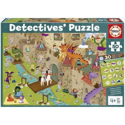 PUZZLE 50 CASTILLO "DETECTIVES' PUZZLES"