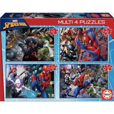 PUZZLE MULTI 4 Puzzles Ultimate Spiderman