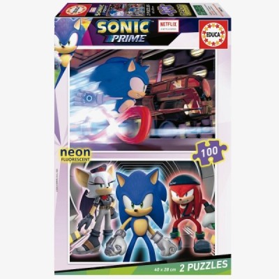 Puzzle 2x100 SONIC NEON