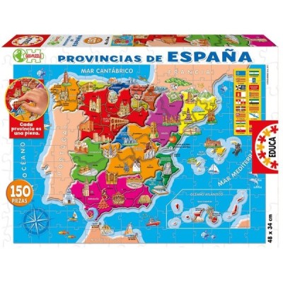 PUZZLE 150 PROVINCIAS ESPAÑA