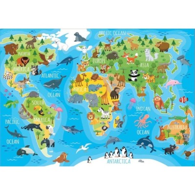 PUZZLE 150 MAPAMUNDI ANIMALES