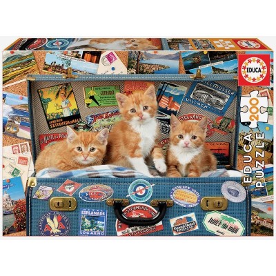 Puzzle GATITOS VIAJEROS 200
